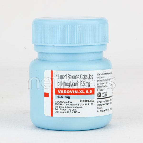 Vasovin XL 6.5mg Capsule 25'S - Global Surgicals