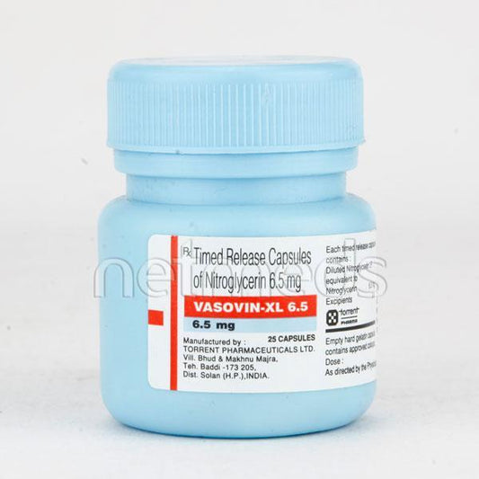Vasovin XL 6.5mg Capsule 25'S - Global Surgicals