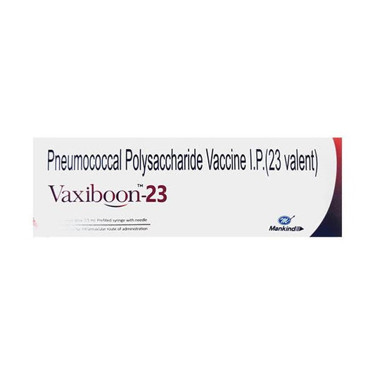 VAXIBOON 23 Prefilled Syringe(Pfs) 0.5ml - Global Surgicals