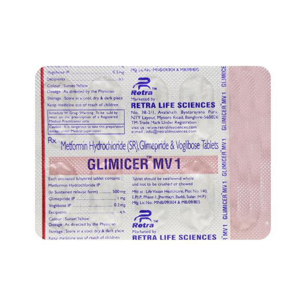GLIMICER MV1 Tablet 10's