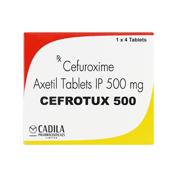 Cefrotux 500mg Capsule 4'S