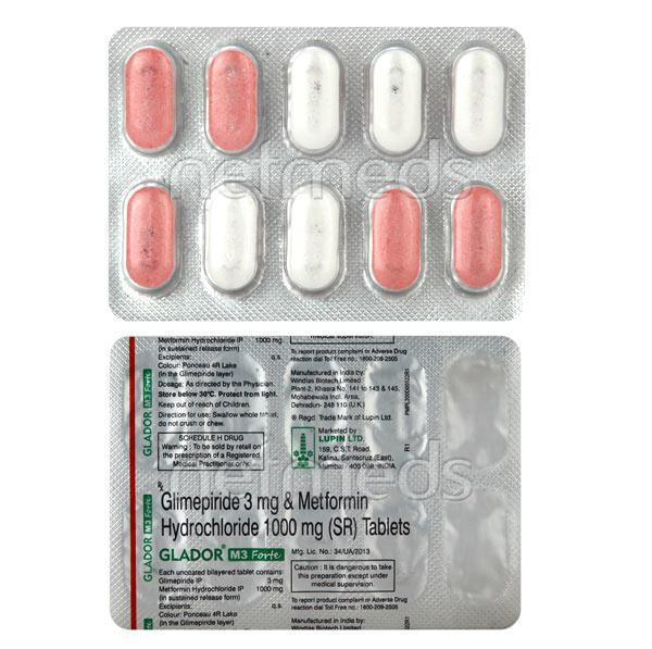 Glador M3 Forte Tablet 10'S