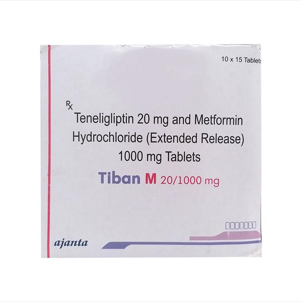 Tiban M 20/1000mg Tablet 15'S