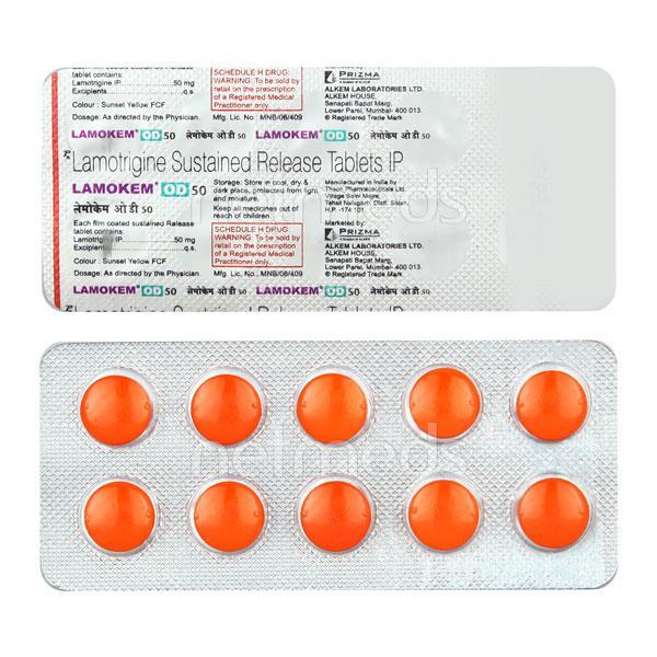 Lamokem OD 50mg Tablet 10'S