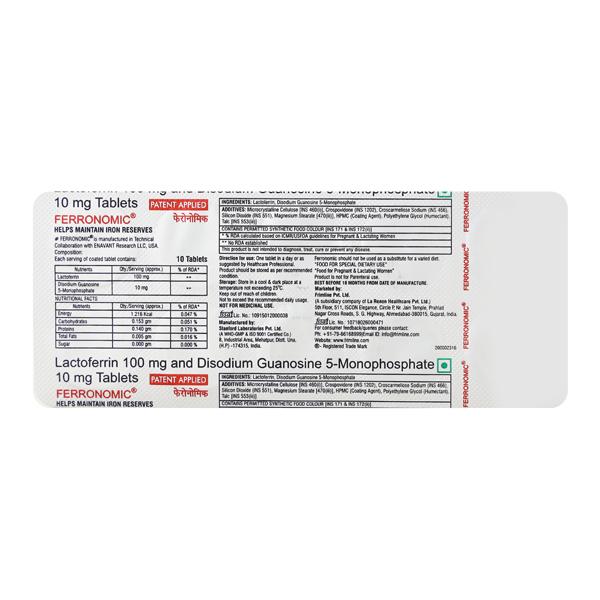 Ferronomic Tablet 10'S