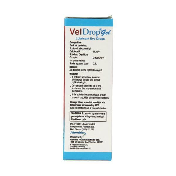 Veldrop Gel Eye Drops 10ml - Global Surgicals
