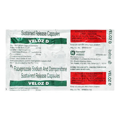 Veloz D Capsule 10'S - Global Surgicals
