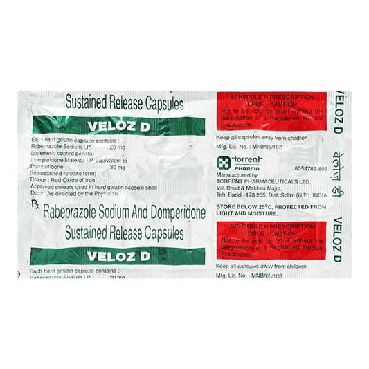 Veloz D Capsule 10'S - Global Surgicals