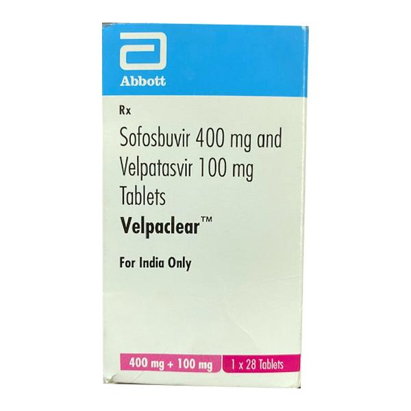 Velpaclear 400/100mg Tablet 28'S - Global Surgicals