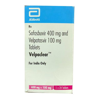Velpaclear 400/100mg Tablet 28'S - Global Surgicals
