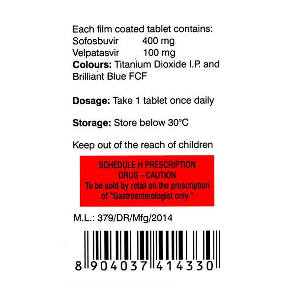 Velpanat Tablet 28'S - Global Surgicals
