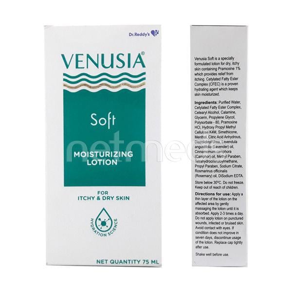 Venusia Soft Moisturizing Lotion 75ml - Global Surgicals
