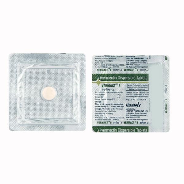 Vermact 6mg Tablet - Global Surgicals