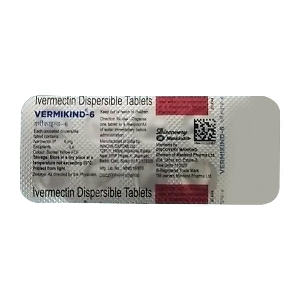 VERMIKIND 6 Tablet 10's - Global Surgicals