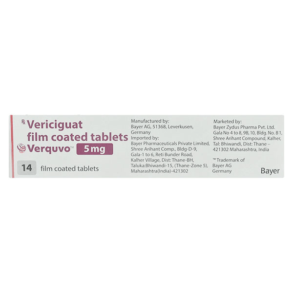 Verquvo 5mg Tablet - Global Surgicals