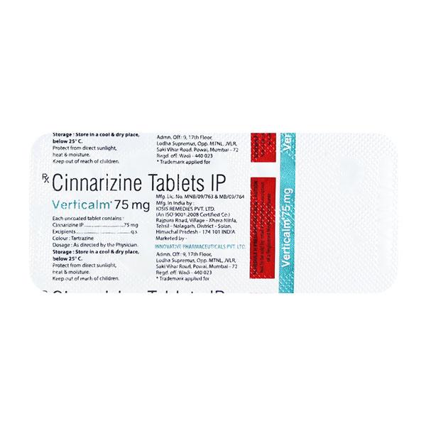 VERTICALM 75 Tablet 10's - Global Surgicals