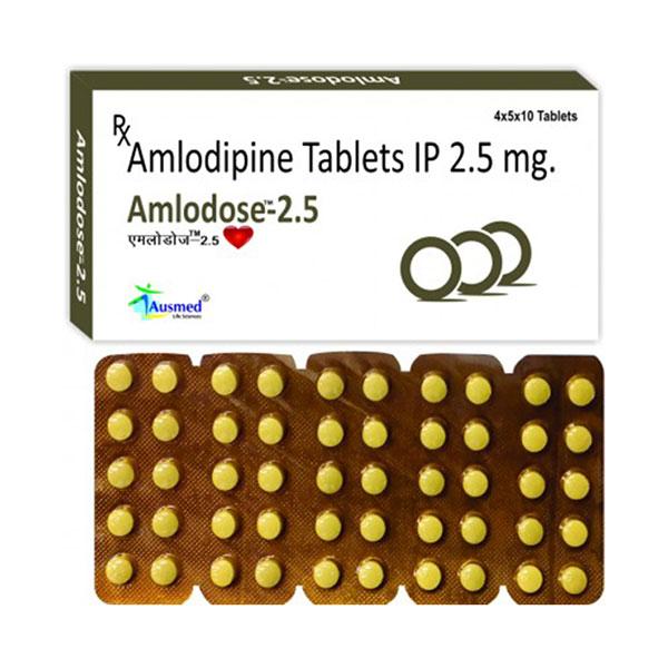 AMLODOSE 2.5 Tablet 10's