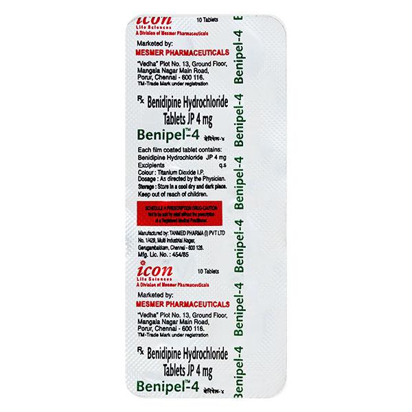 BENIPEL 4mg Tablet 10's