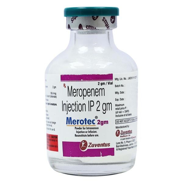 Merotec 2Gm Injection 1'S
