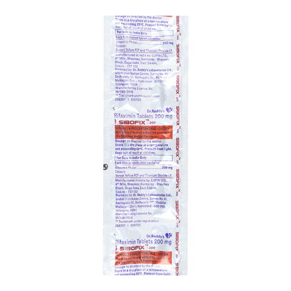 Sibofix 200mg Tablet 10'S