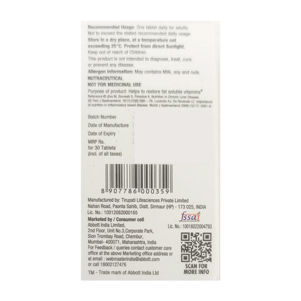 VIADEK GLUTEN FREE Tablet 30's - Global Surgicals