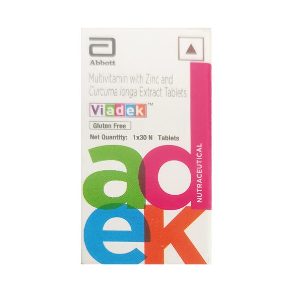 VIADEK GLUTEN FREE Tablet 30's - Global Surgicals