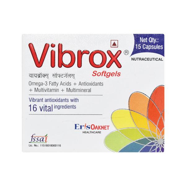 Vibrox Softgel Capsule 15'S - Global Surgicals