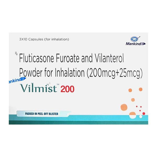 VILMIST 200 Capsule 30's - Global Surgicals