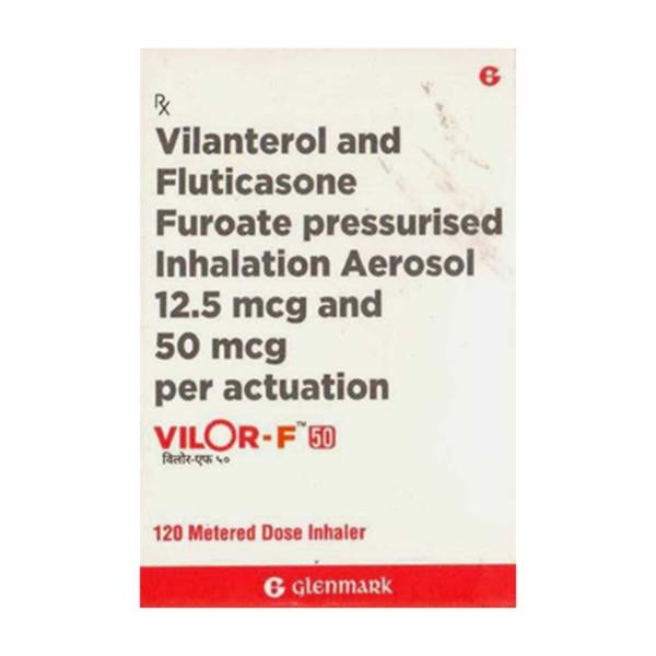 VILOR F 50 Inhaler 120md - Global Surgicals
