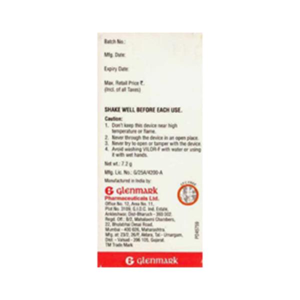 VILOR F 50 Inhaler 120md - Global Surgicals