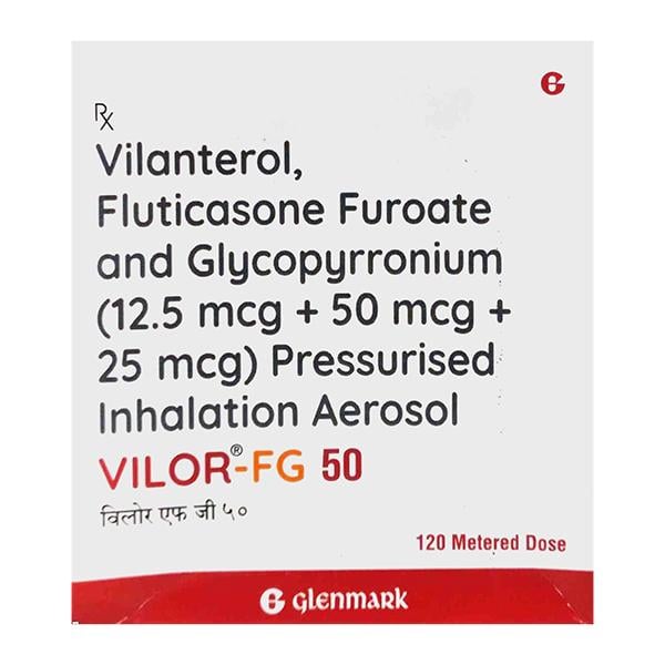 VILOR FG 50 Inhaler 120md - Global Surgicals