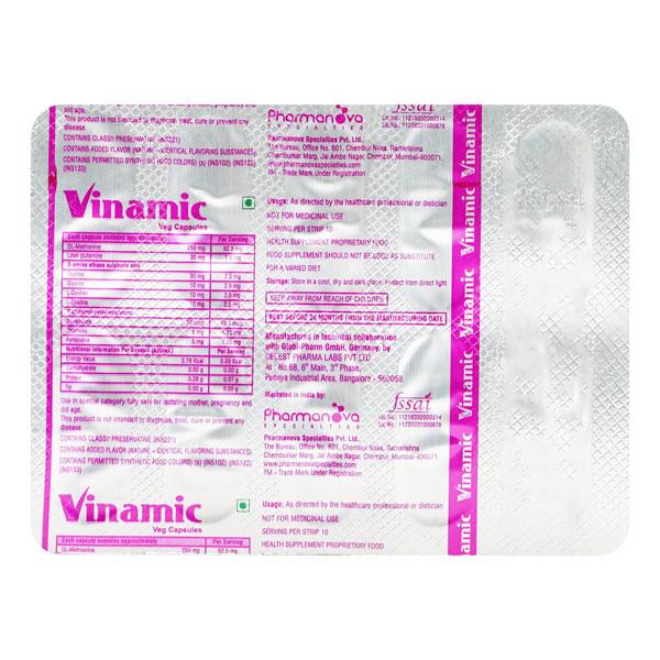 VINAMIC VEG Capsule 10's - Global Surgicals
