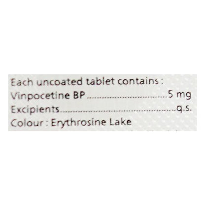 VINPOTAG 5mg Tablet 10's - Global Surgicals