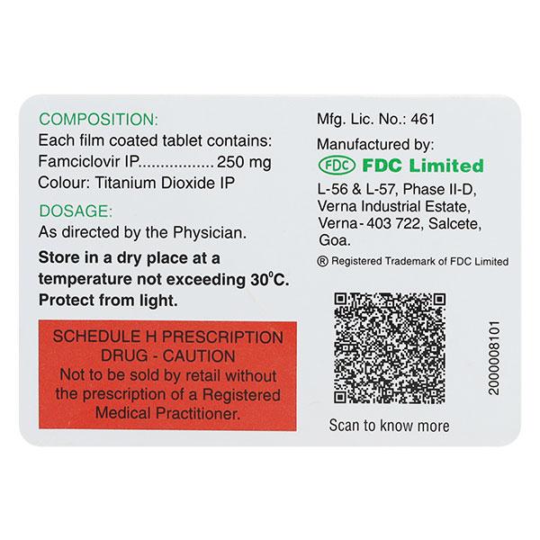 Virovir 250mg Tablet 6'S - Global Surgicals