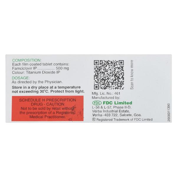 Virovir 500mg Tablet 3'S - Global Surgicals