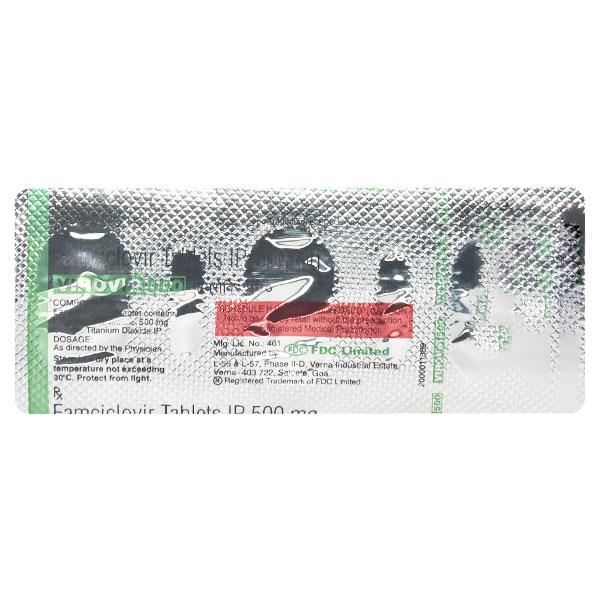 Virovir 500mg Tablet 3'S - Global Surgicals
