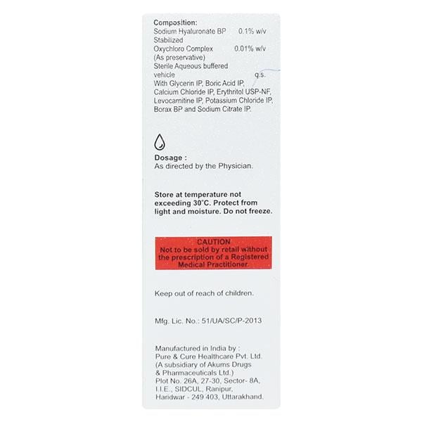VISTA HA Eye Drops 10ml - Global Surgicals