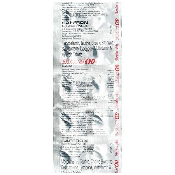 VITACORE OD Tablet 10's - Global Surgicals
