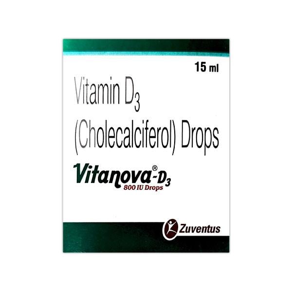 Vitanova D3 800 IU Drops 15ml - Global Surgicals