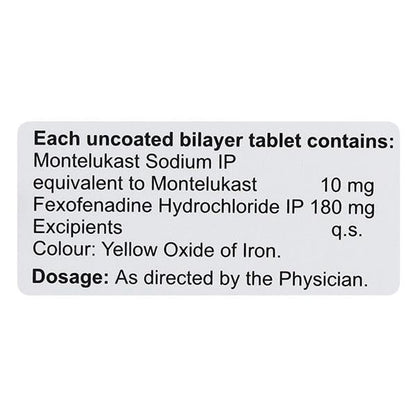 Vitaresp FX 180mg Tablet 10'S - Global Surgicals