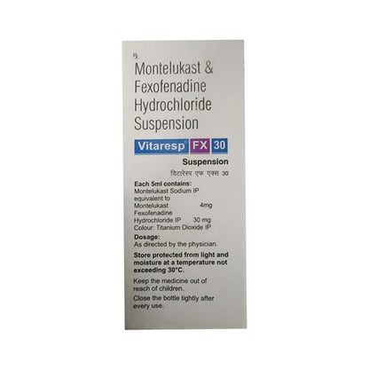 VITARESP FX 30 Suspension 30ml - Global Surgicals