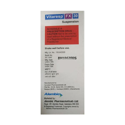 VITARESP FX 30 Suspension 30ml - Global Surgicals
