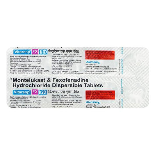 VITARESP FX KID Tablet 10's - Global Surgicals