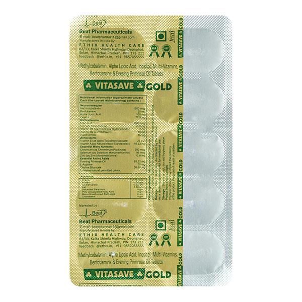 VITASAVE GOLD Tablet 10's - Global Surgicals