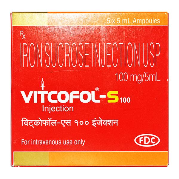 Vitcofol S 100mg Injection 5ml - Global Surgicals