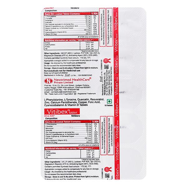 Vitibex Tablet 10'S - Global Surgicals