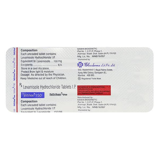 Vitilex 150mg Tablet 4'S - Global Surgicals