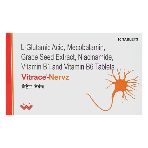 Vitrace Nervz Tablet 10'S - Global Surgicals