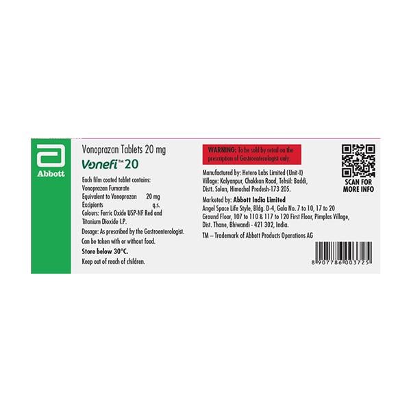 VONEFI 20 Tablet 10's