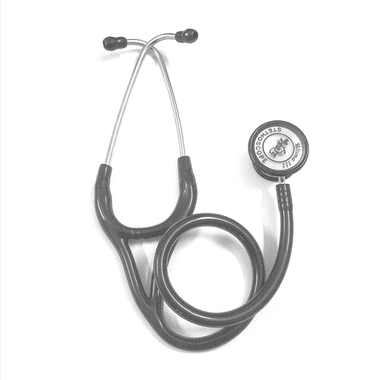 VKare Stainless Steel Master Cardiology V - Cardio Stethoscope - Grey Tube (VKB0005) - Global Surgicals